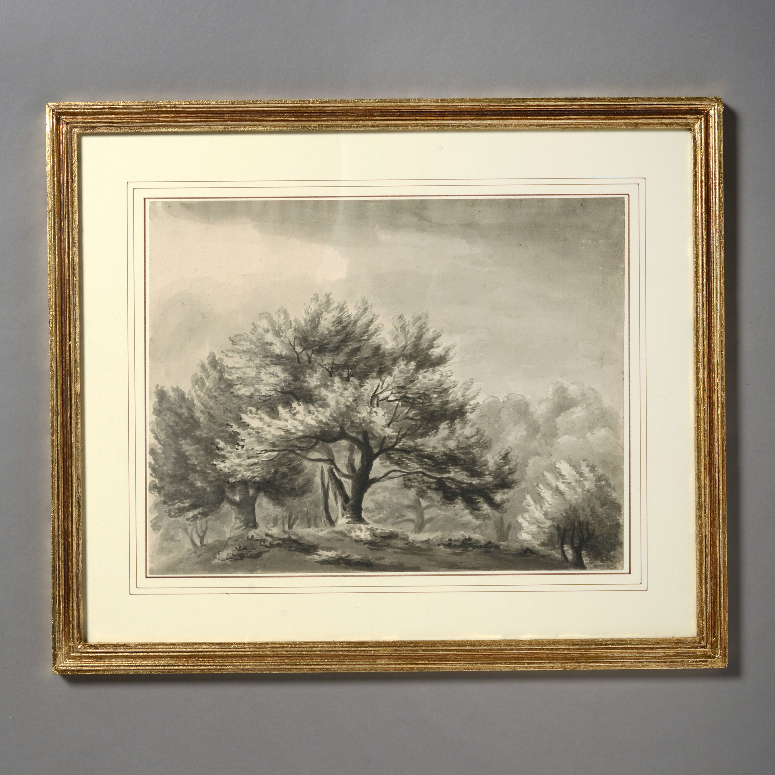 Four Early 19th Century Regency Period Sepia Landscapes