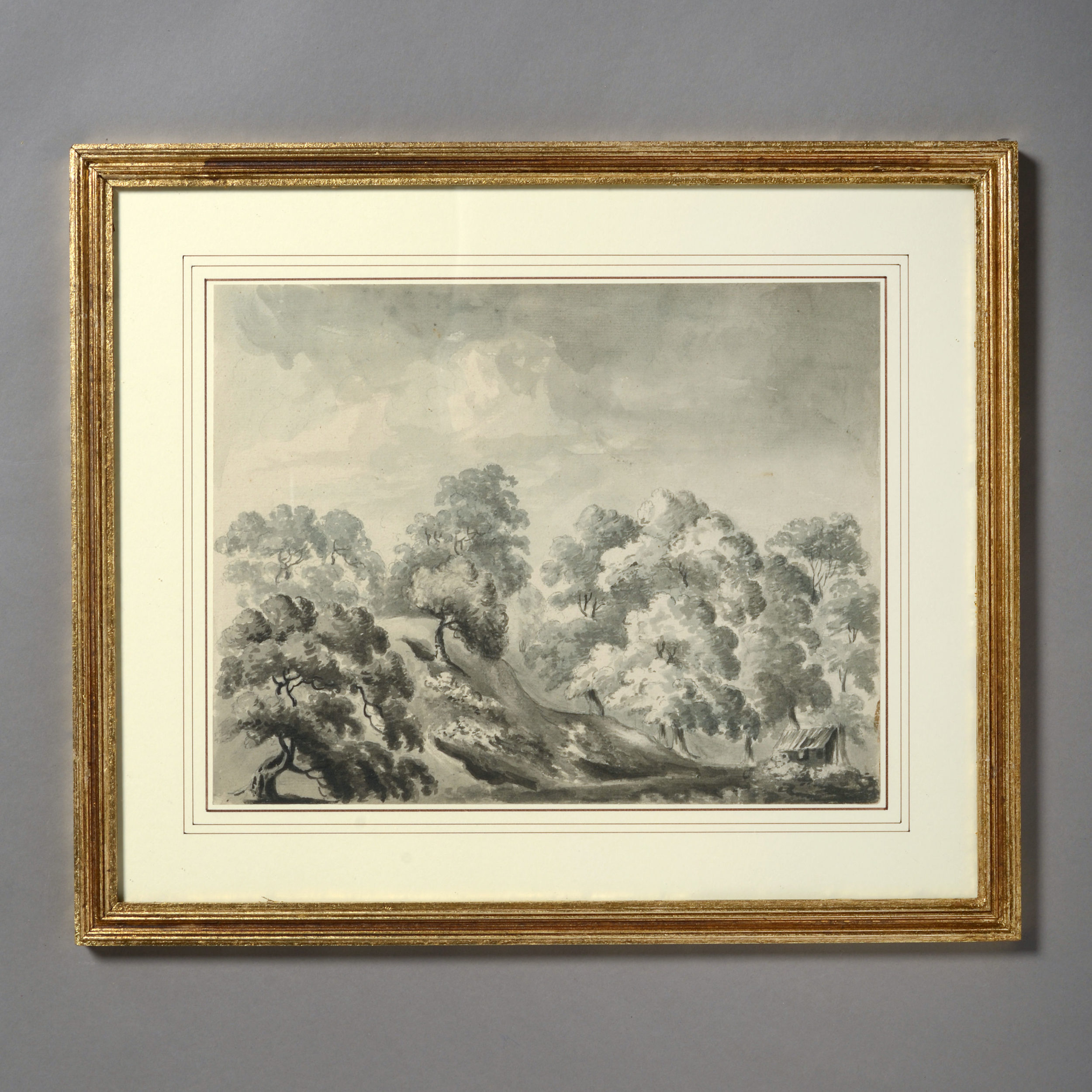 Four Early 19th Century Regency Period Sepia Landscapes