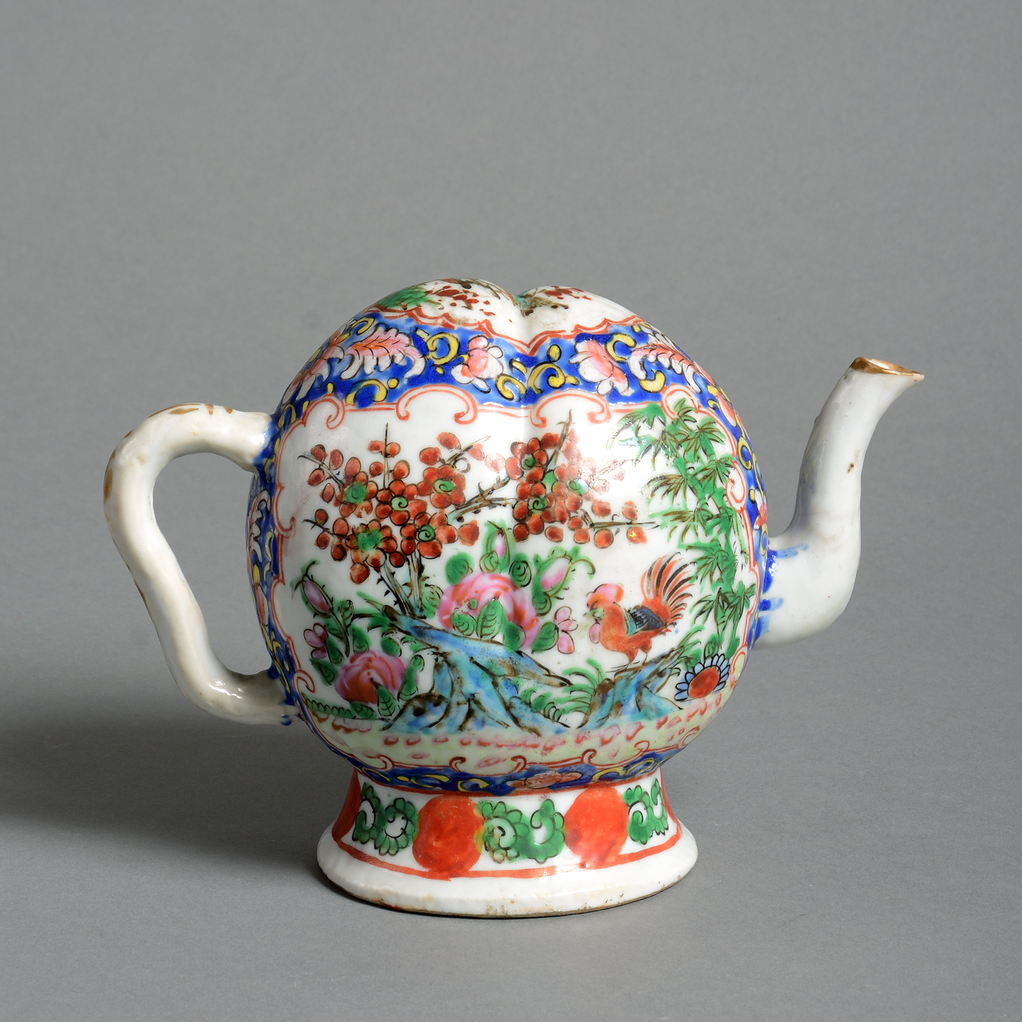 A 19th Century Famille Rose Cadogan Tea Pot