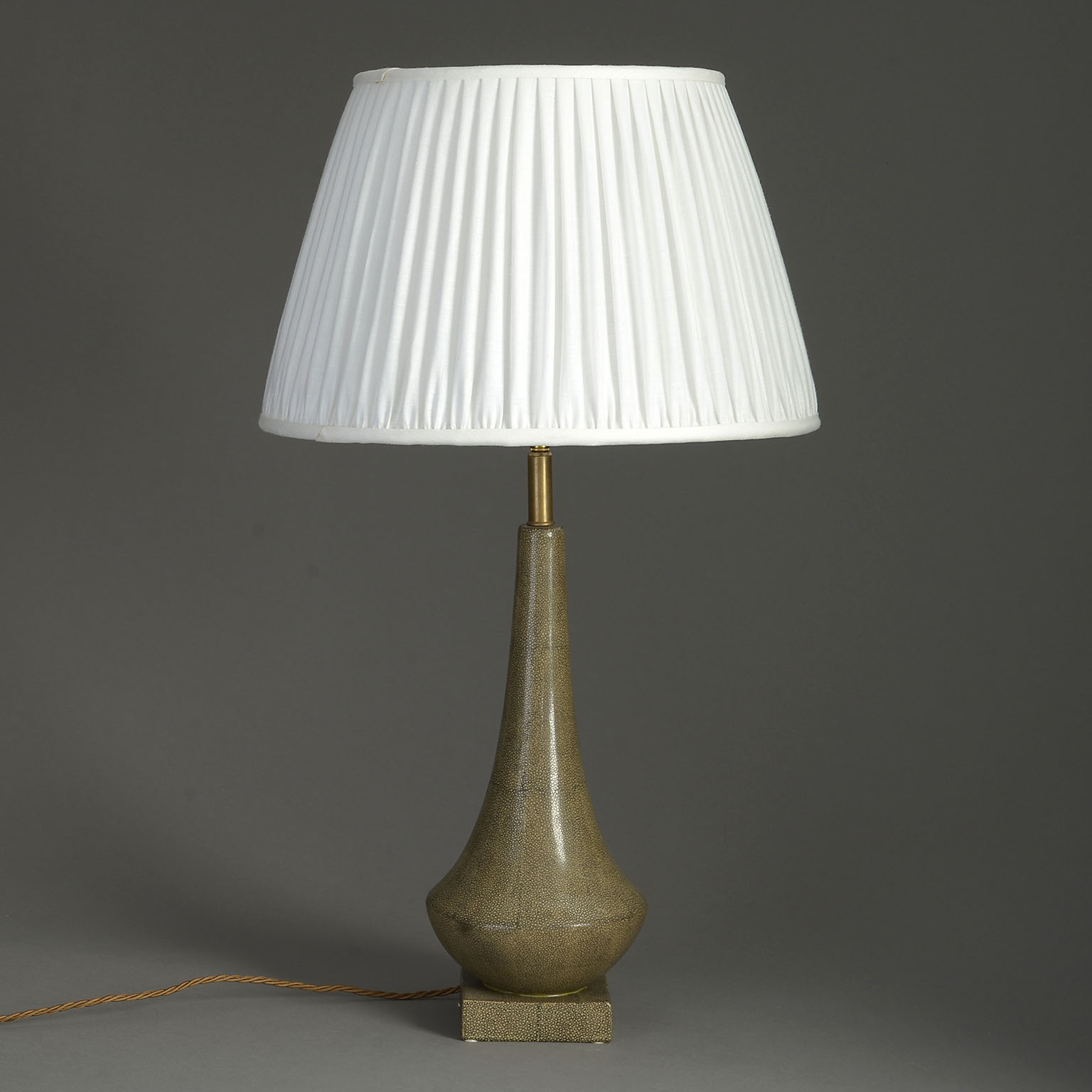 Faux Shagreen Lamp
