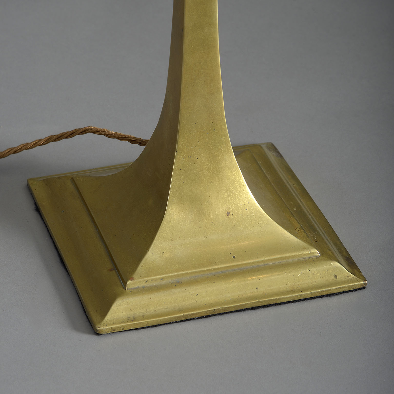 Square Brass Lamp