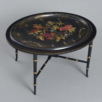 Papier Mache Tray Table