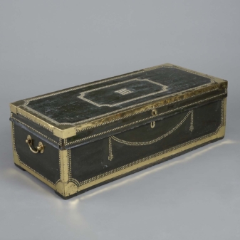 Antique Leather Trunk